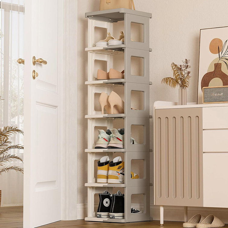 7 pair shoe discount rack